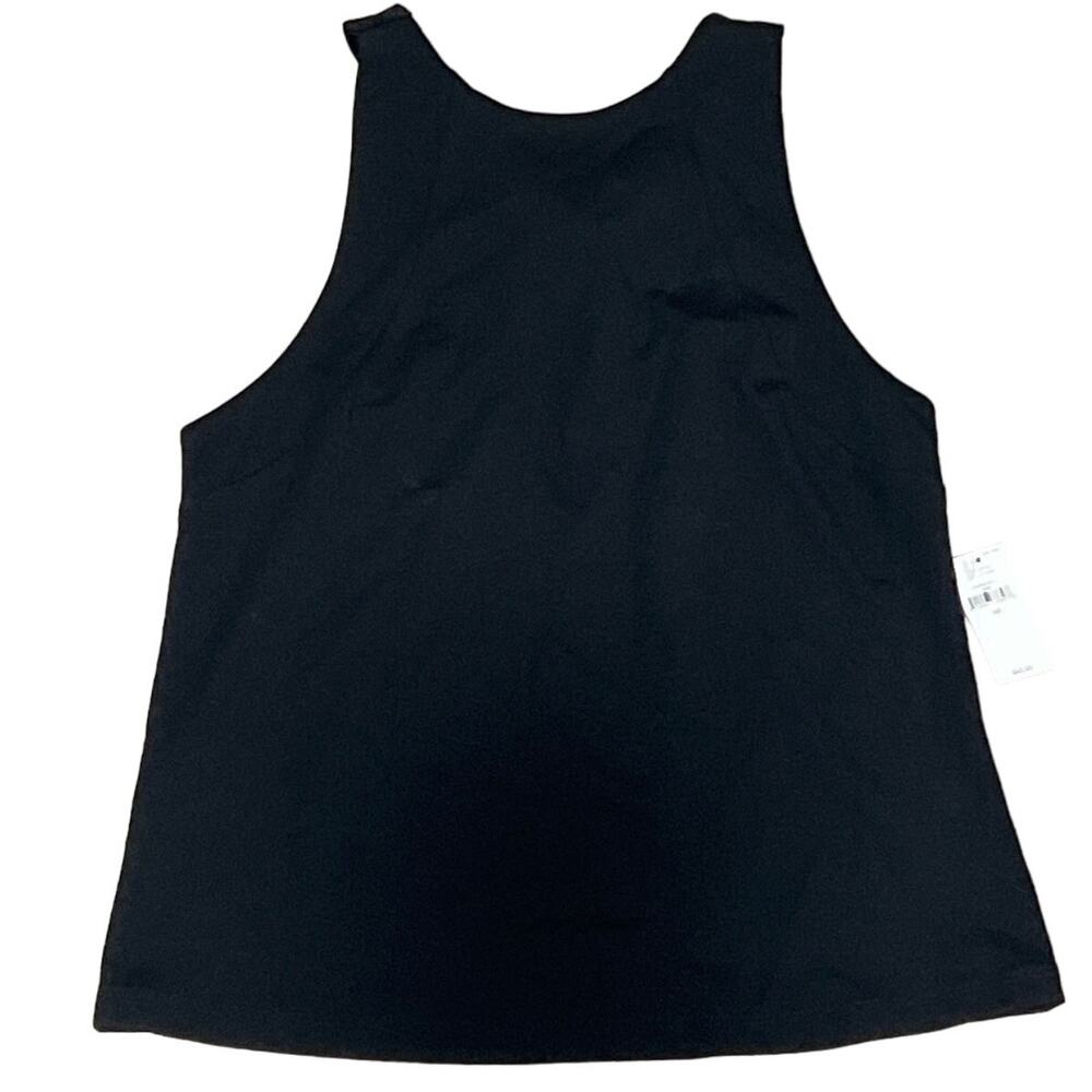 NWT Banana Republic Black Sleeveless Twist Back Tank Top Women's 0 XS KB38
